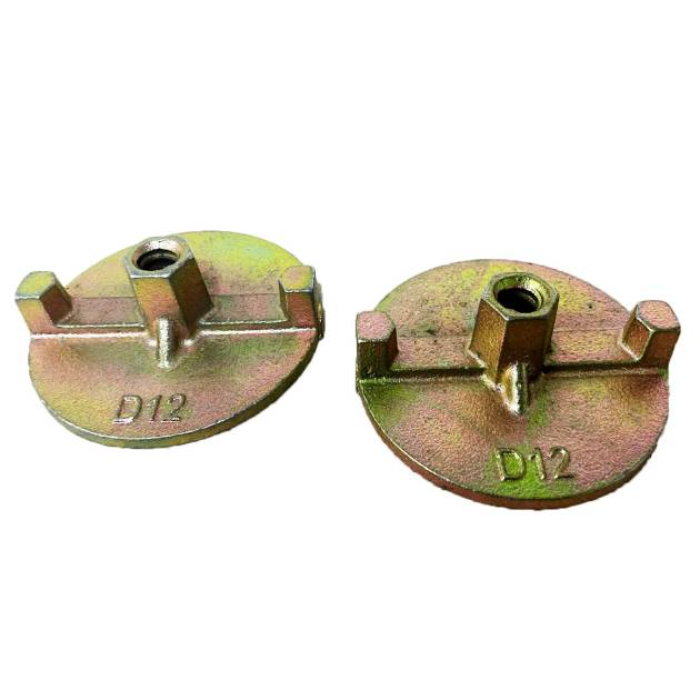 tuerca galvanizada tipo plato bolillo encofrado